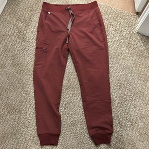 BRAND NEW figs dark cherry Zamora 2.0 jogger scrub pants